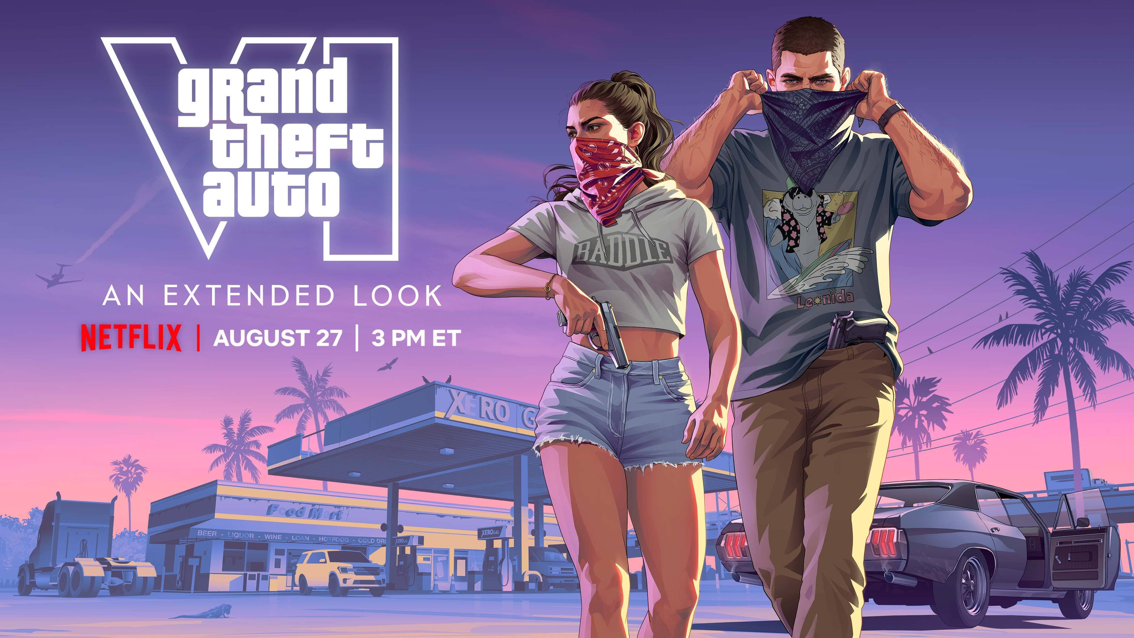 Grand Theft Auto VI: An Extended Look key art from Rockstar Games